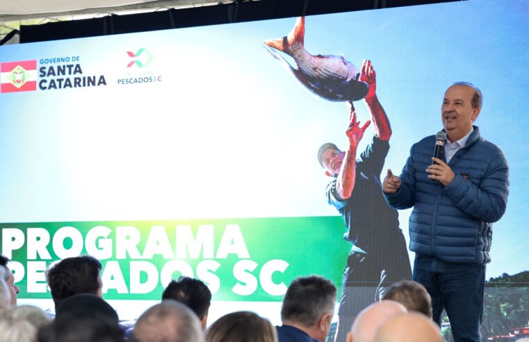Governador lança Programa Pescados SC, o maior pacote de incentivo à pesca e à aquicultura